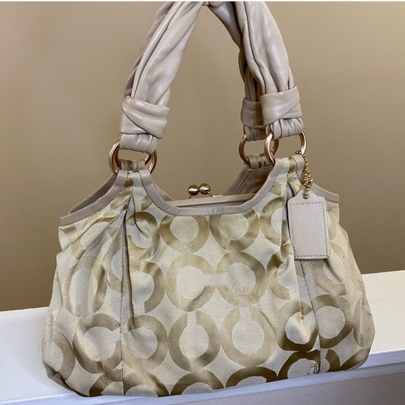 Coach Madison Phoebe Leather Handbag - Picture 1 of 7